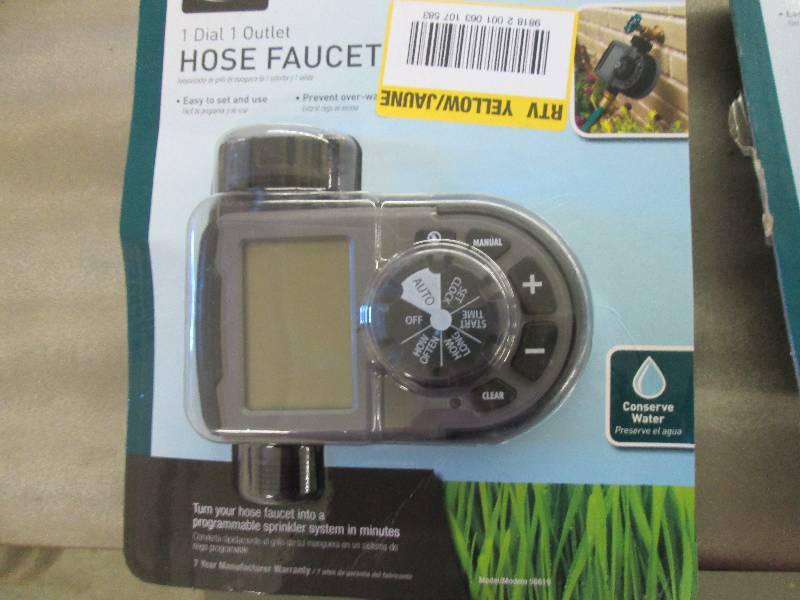 Orbit 1 Outlet Hose Faucet Timer Op Patio Outdoor Garden