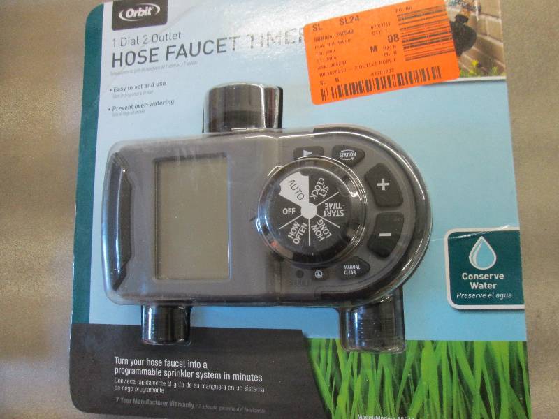 Orbit 2-Outlet Hose Faucet Timer op...