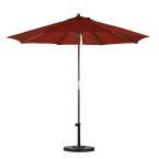 California Umbrella 9 ft. Wood Pull...