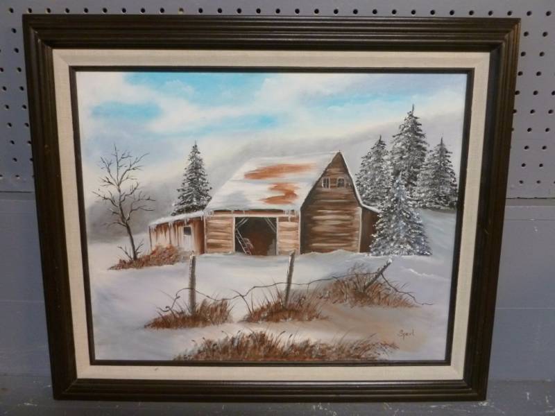 Original Oil On Canvas