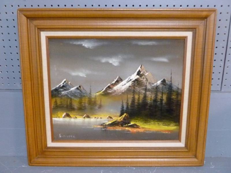 Original Oil On Canvas