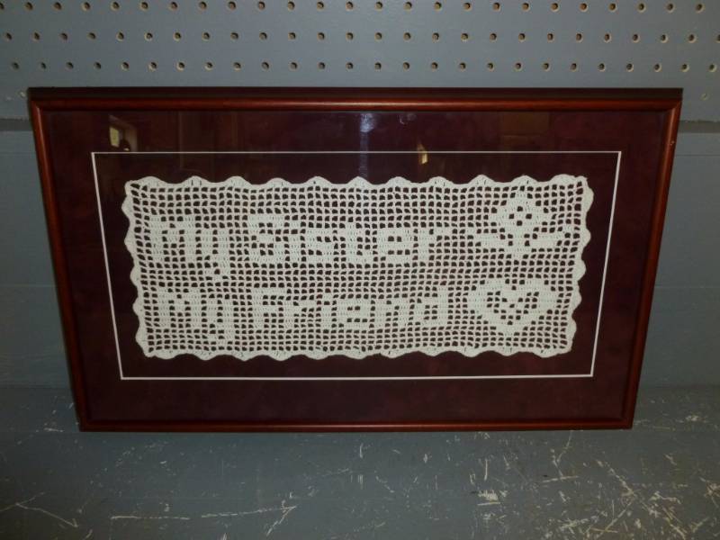 Framed Fancy Work