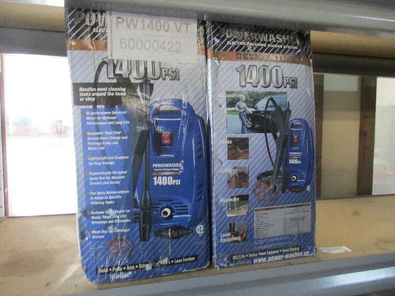 1400 PSI PRESSURE WASHERS