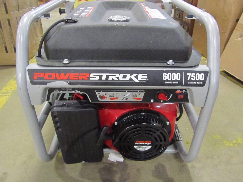 PowerStroke 6,000-Watt Gasoline Powered Portable Generator | MN Home