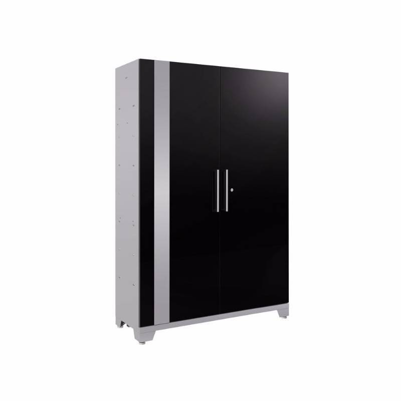 lot 14 image: NewAge Products Performance 2.0 72 in. H x 48 in. W x 18 in. D Steel Garage Freestanding Extra-Wide Locker Cabinet in Black