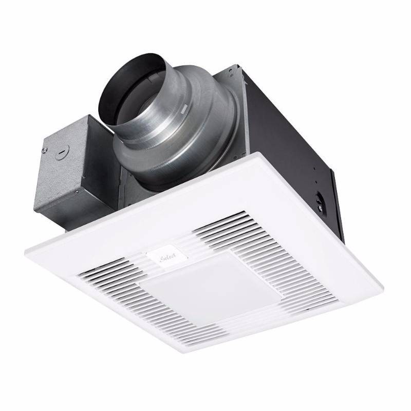 lot 20 image: Panasonic WhisperGreen Select 5080110 CFM Customizable Ceiling Exhaust Bath Fan with LED Light, ENERGY STAR