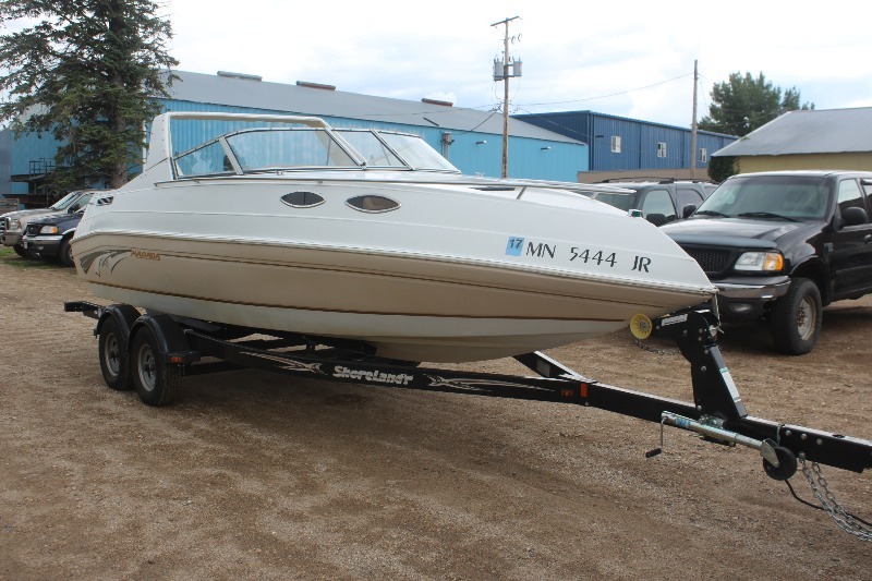 lot 1790 image: 1997 Marada Armada 20 10 Boat -  - 2011 ShoreLandr Trailer