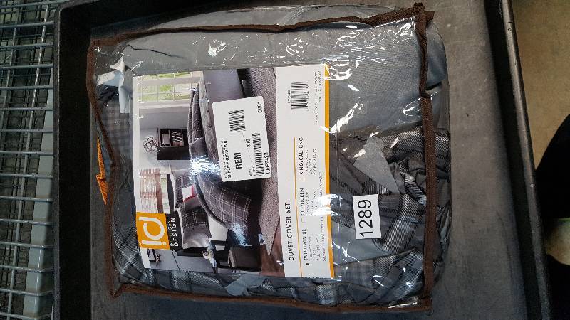 lot 1289 image: Intelligent Design Campbell 4-Pc. Duvet Cover Set - Gray - Twin  Twin XL Size
