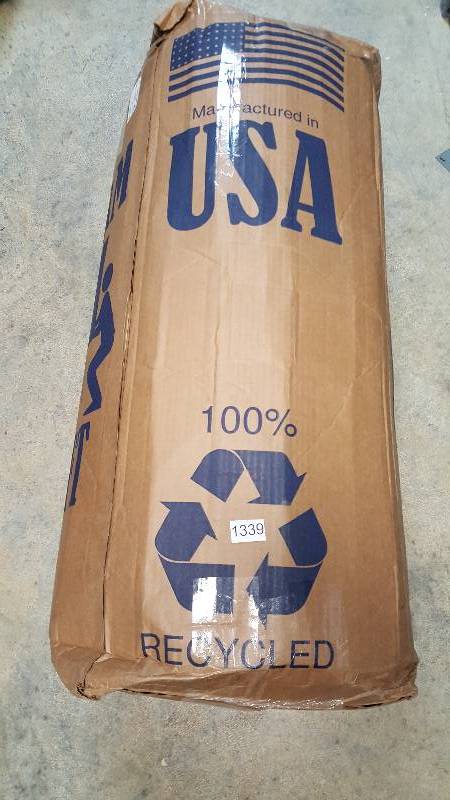 lot 1339 image: Wolf Mattress Slumber Express Smooth-Top Gray Mattress - Twin Size