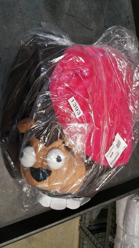 lot 1393 image: Roar Bear Snuggle Plush Polar Fleece Pet Bed