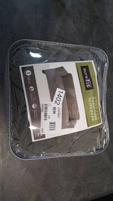 lot 1402 image: Sure Fit Stretch Morgan Sofa Slipcover - Gray