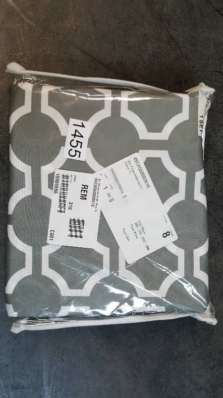 lot 1455 image: alcove Phoenix 84 x 84 Panel Pair