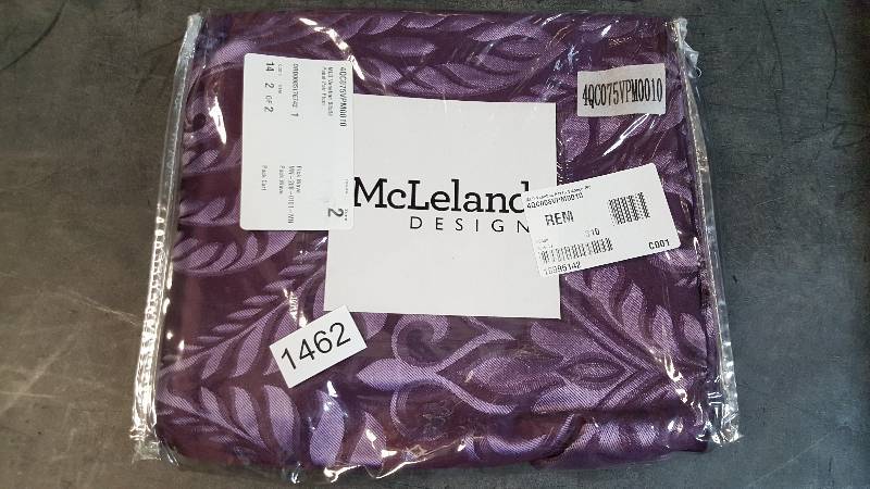 lot 1462 image: McLeland Design Venetian 84 x 16 Valance - Plum