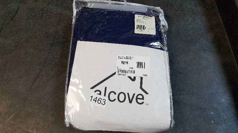 lot 1463 image: alcove 80W x 63L Insulated Foamback 5-Pc. Window Set - Navy