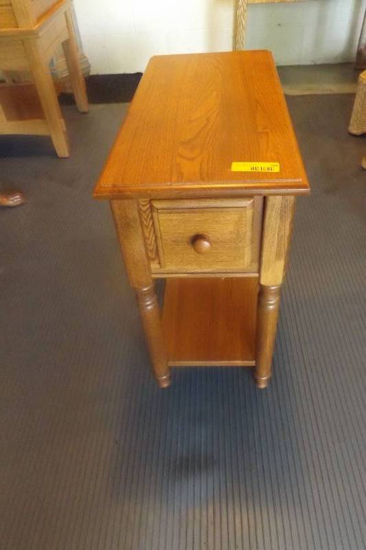 Rectangular Wood Side Table
