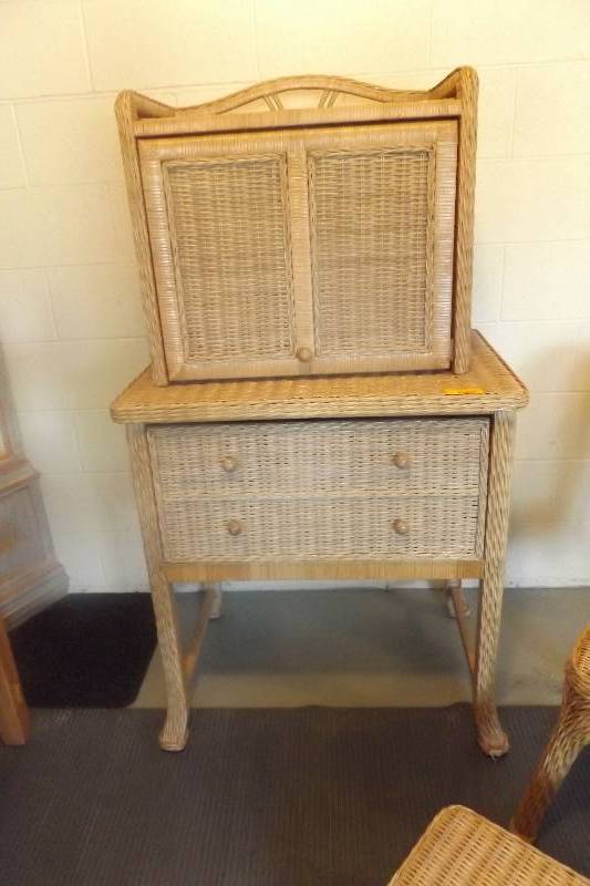 Two Piece Wicker Set