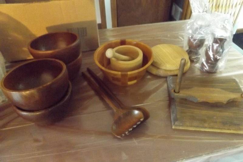 Wood Kitchen Items