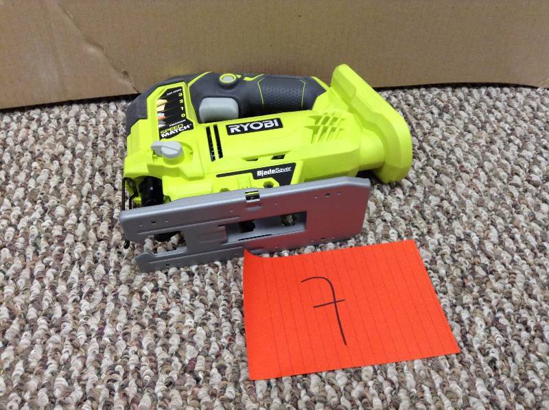lot 7 image: Ryobi 18-Volt ONE Orbital Jig Saw (Tool-Only)