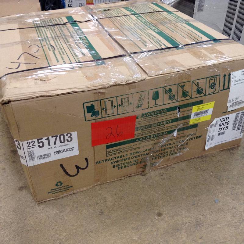 lot 26 image: Whirlpool UXD8630DYS 30 in. Retractable Downdraft Vent Hood - Stainless Steel