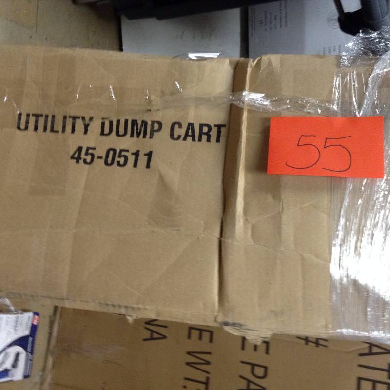 lot 55 image: Utility dump cart