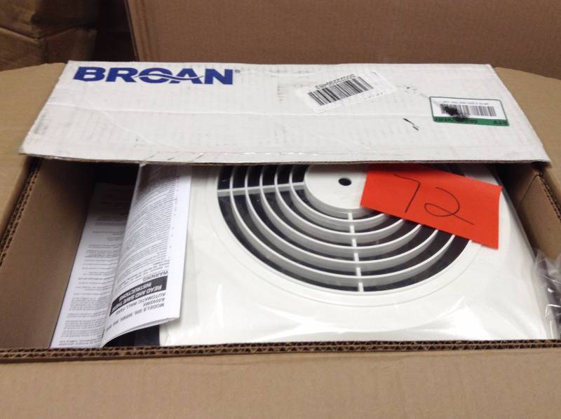 lot 72 image: Broan 10 508