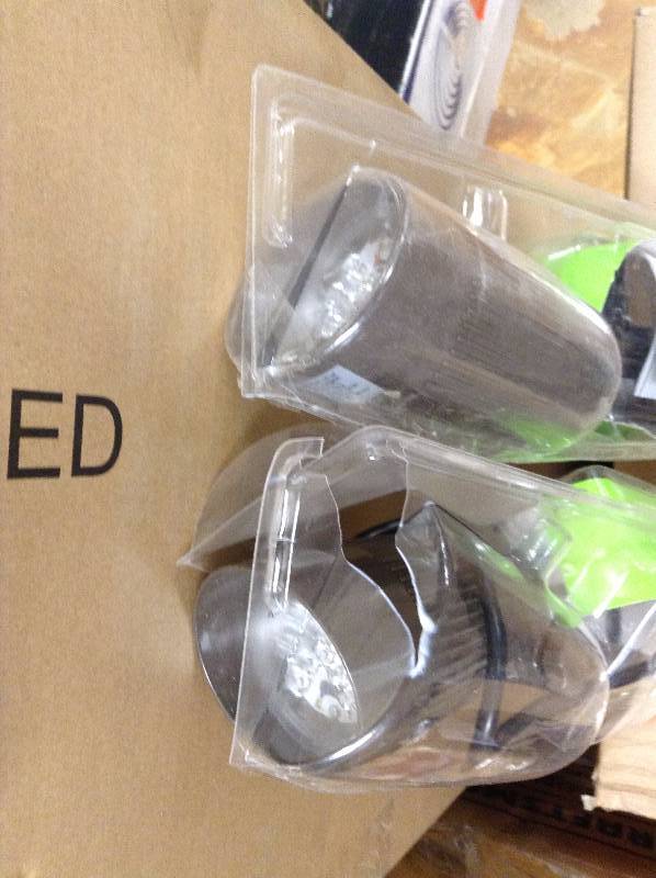 lot 80 image: Lot of 2 Commercial Electric Multi-color Led Spike Light