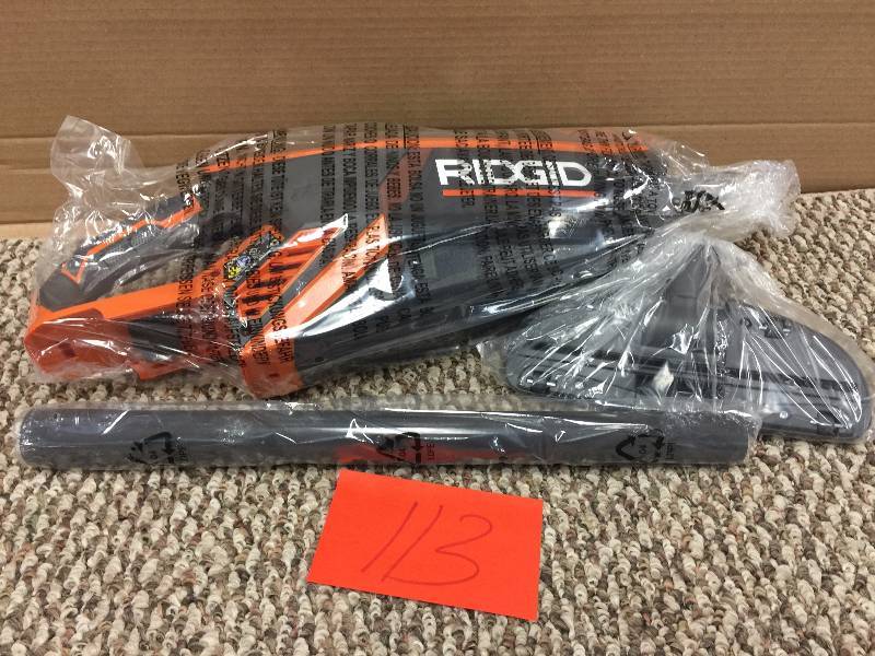 lot 113 image: Ridgid GEN5X 18-Volt Brushless Vacuum Bare Tool never used