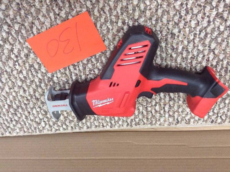 lot 130 image: Milawaukee Hackzall model 2625-20 not used