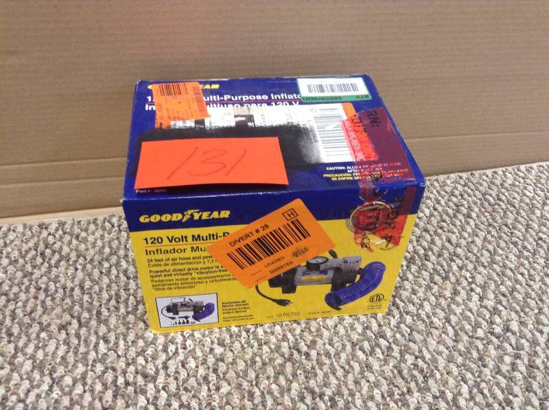 lot 131 image: Goodyear 120 Volt Multi Puirpose Inflator