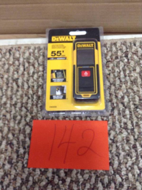 lot 142 image: Dewalt 55 Laser Distance Measurer