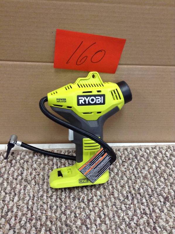 lot 160 image: Ryobi One  10 18V Power Inflator