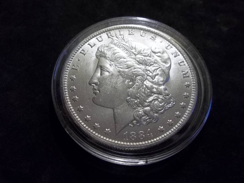 1884 O Morgan Silver Dollar
