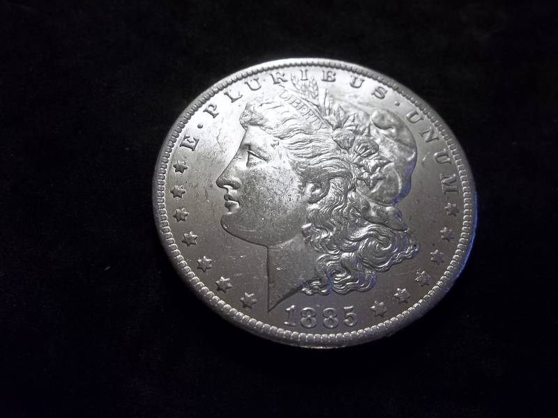 1885 O Morgan Silver Dollar
