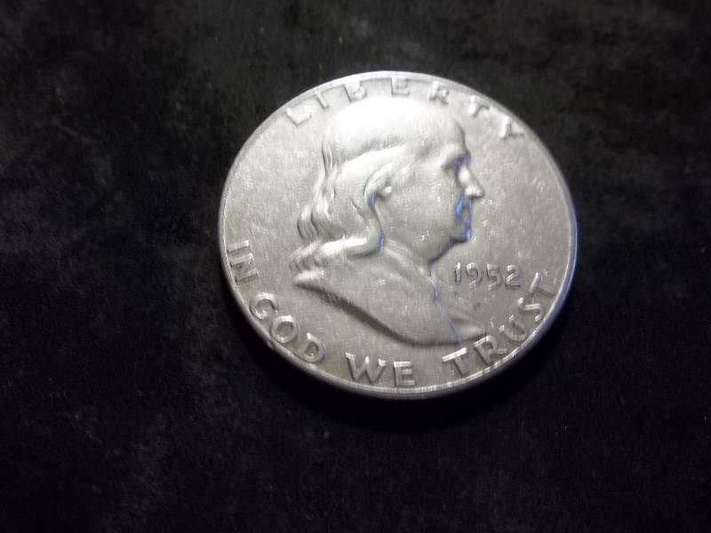 1952 S Franklin Half Dollar
