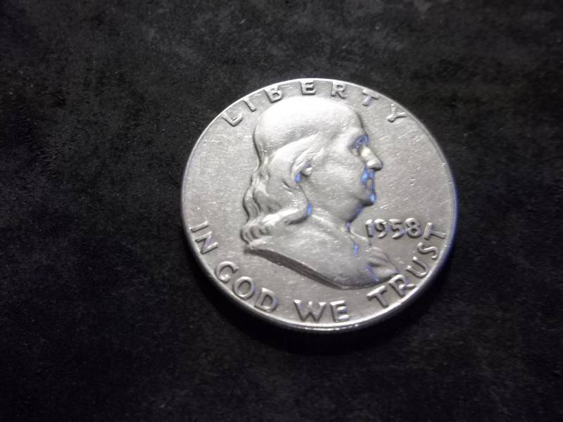 1958  Franklin Half Dollar