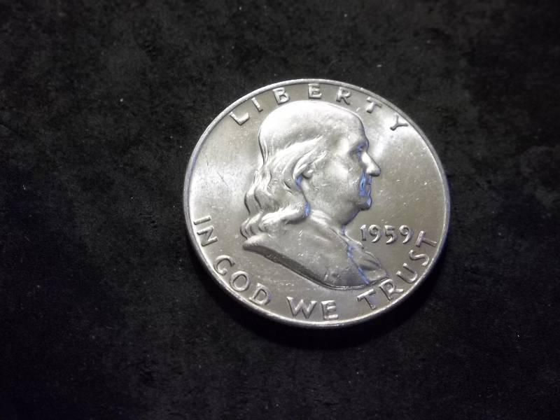 1959 D Franklin Half Dollar