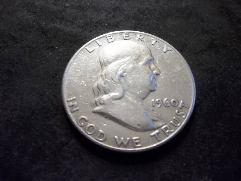 1960 D  Franklin Half Dollar