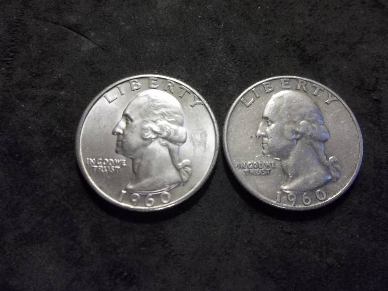 1960, 1960 D Washington Quarters