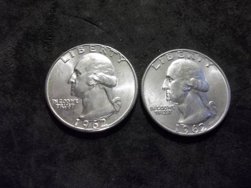 1962, 1962 D Washington Quarters