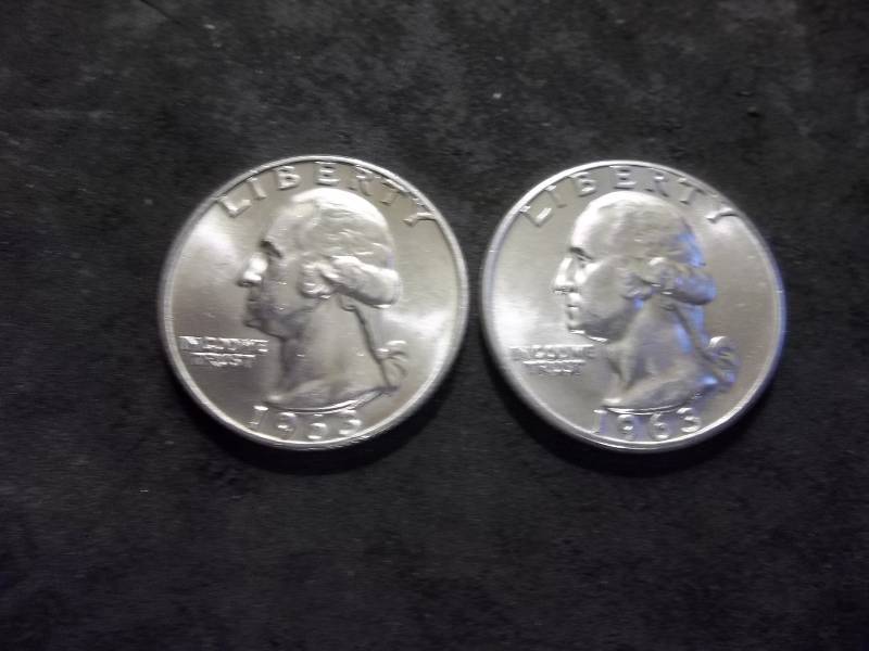 1963, 1963 D Washington Quarters