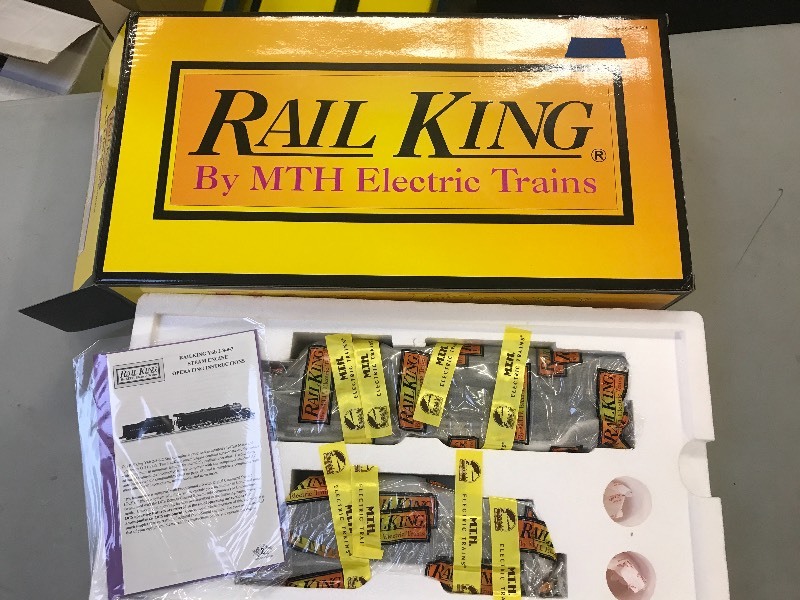 lot 120 image: RAIL KING NORFOLK & WESTERN STEAM ENGINE