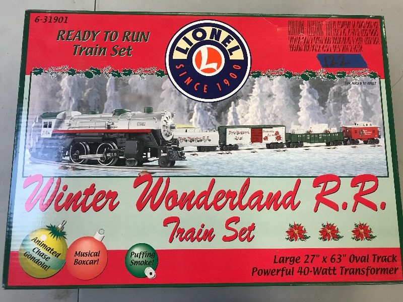 lionel winter wonderland train set