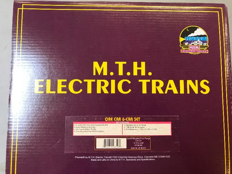 lot 127 image: MTH DULUTH, MISSABE, & IRON RANGE ORE CAR SET