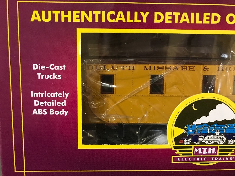 lot 154 image: MTH DULUTH, MISSABE, & IRON RANGE STEEL CABOOSE