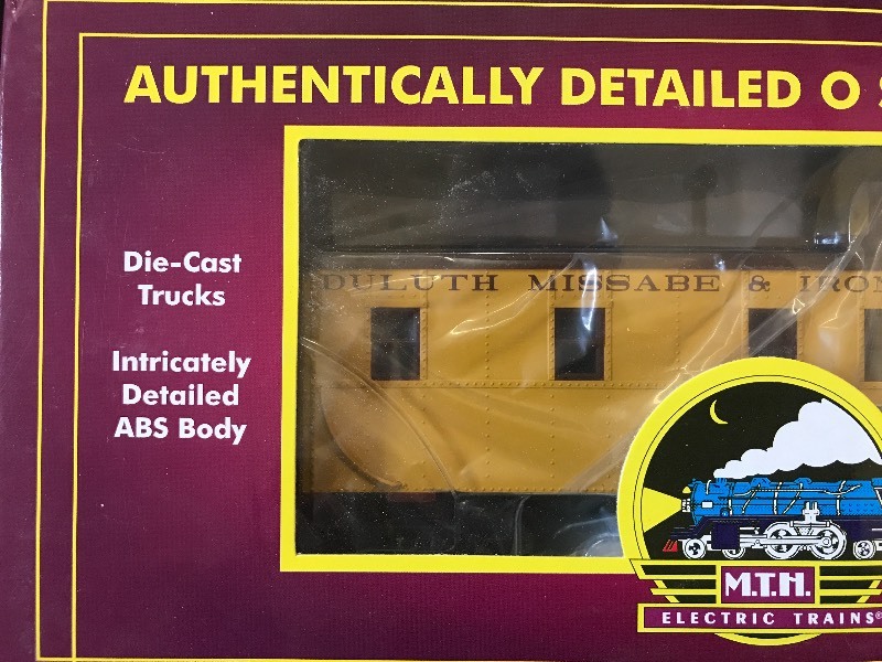 lot 155 image: MTH DULUTH, MISSABE, & IRON RANGE STEEL CABOOSE