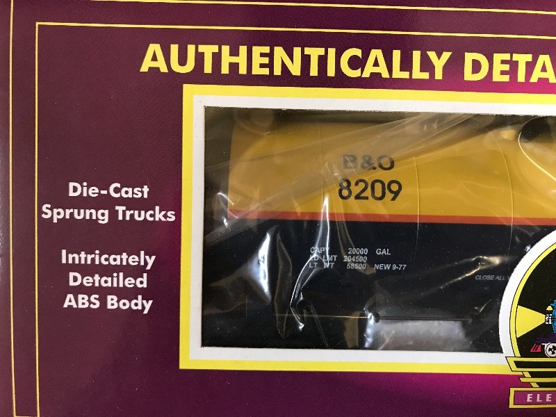 lot 160 image: MTH CHESSIE TANK CAR