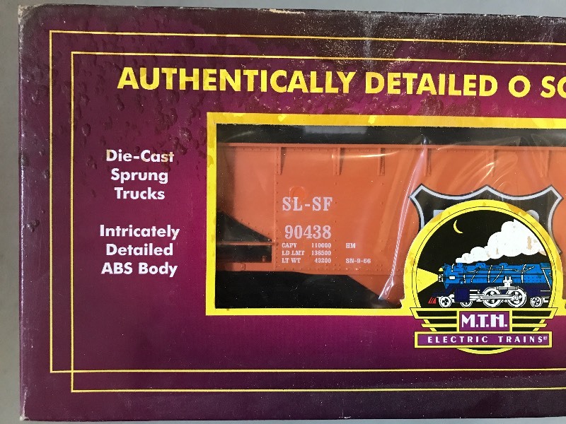 lot 173 image: MTH FRISCO 2 BAY OFFSET HOPPER W COAL LOAD