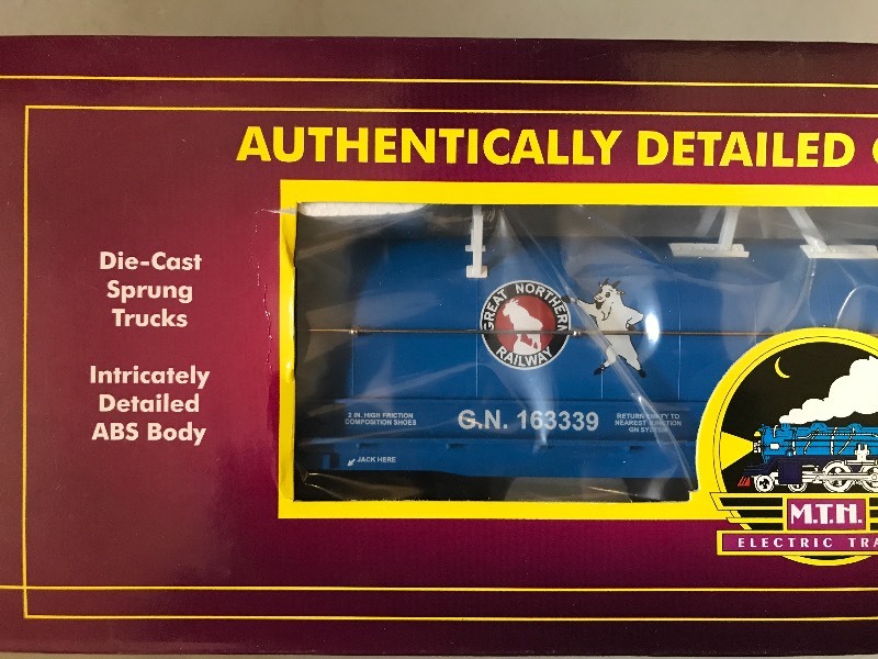lot 174 image: MTH GREAT NORTHERN COIL CAR