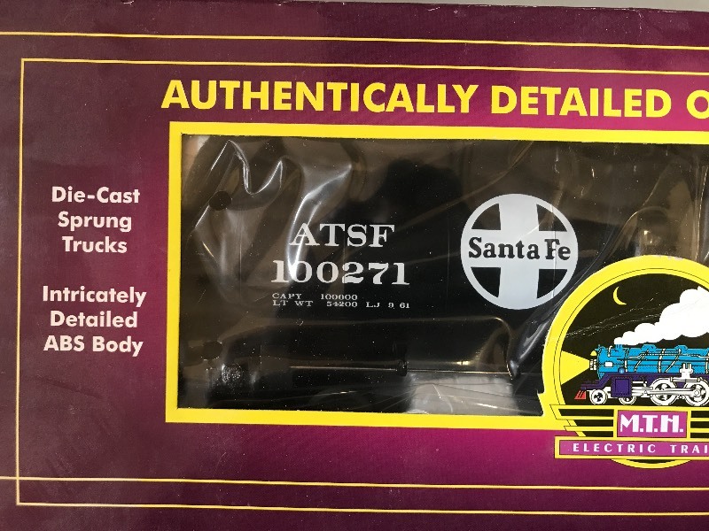lot 181 image: MTH SANTA FE TANK CAR