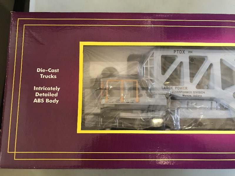 lot 187 image: MTH ABB SCHNABEL FLATCAR